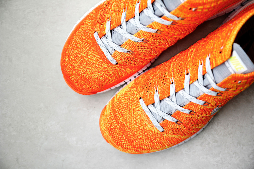 Nike Free Flyknit Chukka Orang Volt 2 1000x666