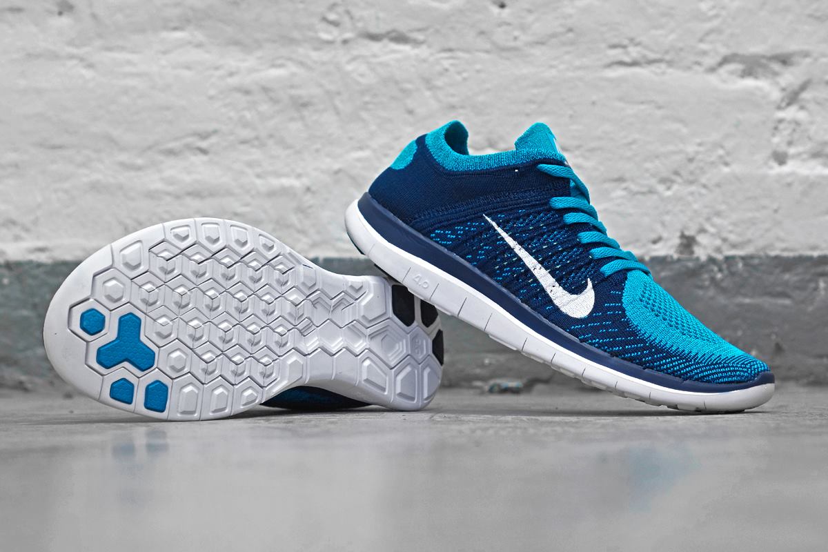 Nike Free Flyknit 4.0 Brace Blue SNKR