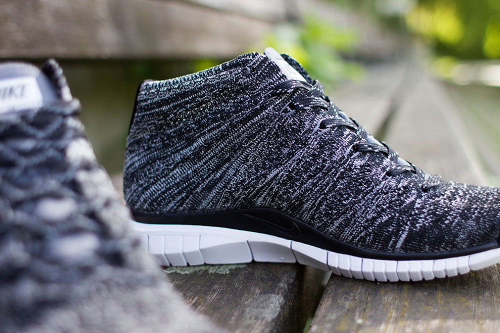 Nike Free Flyknit Chukka Black Grey White 4 1000x666