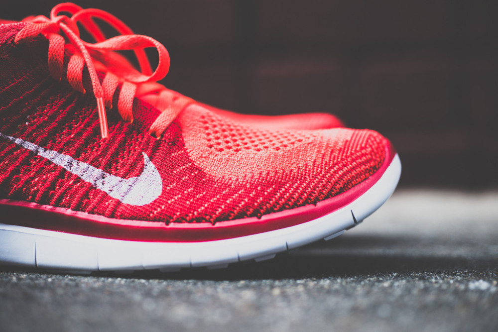 Nike Free Flyknit4.0 Bright Crimson 2 1000x667