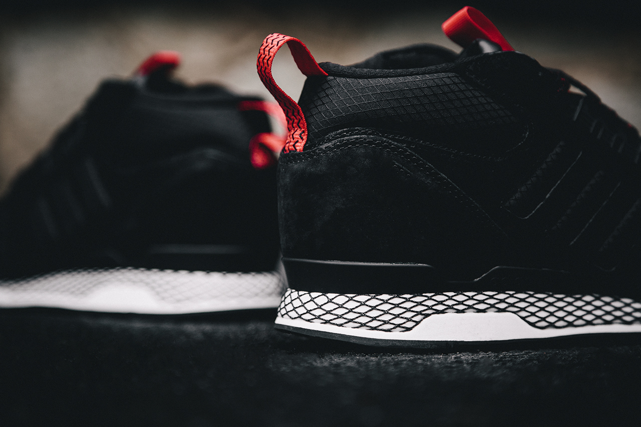 adidas Originals ZX Casual Mid Black Red SNKR