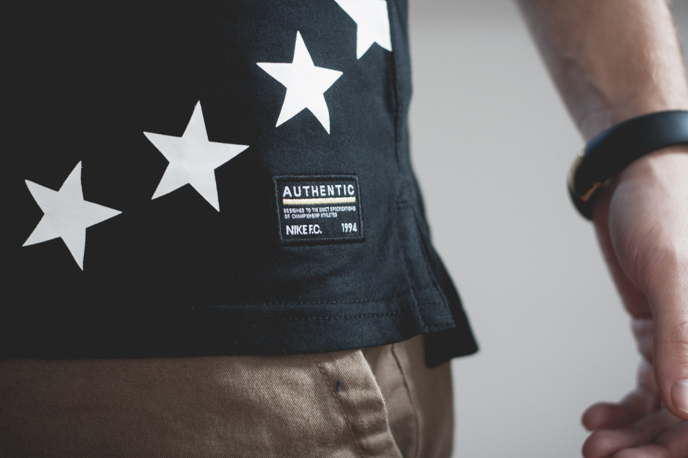 Nike F.C. Stars Black White Review 4 1000x666