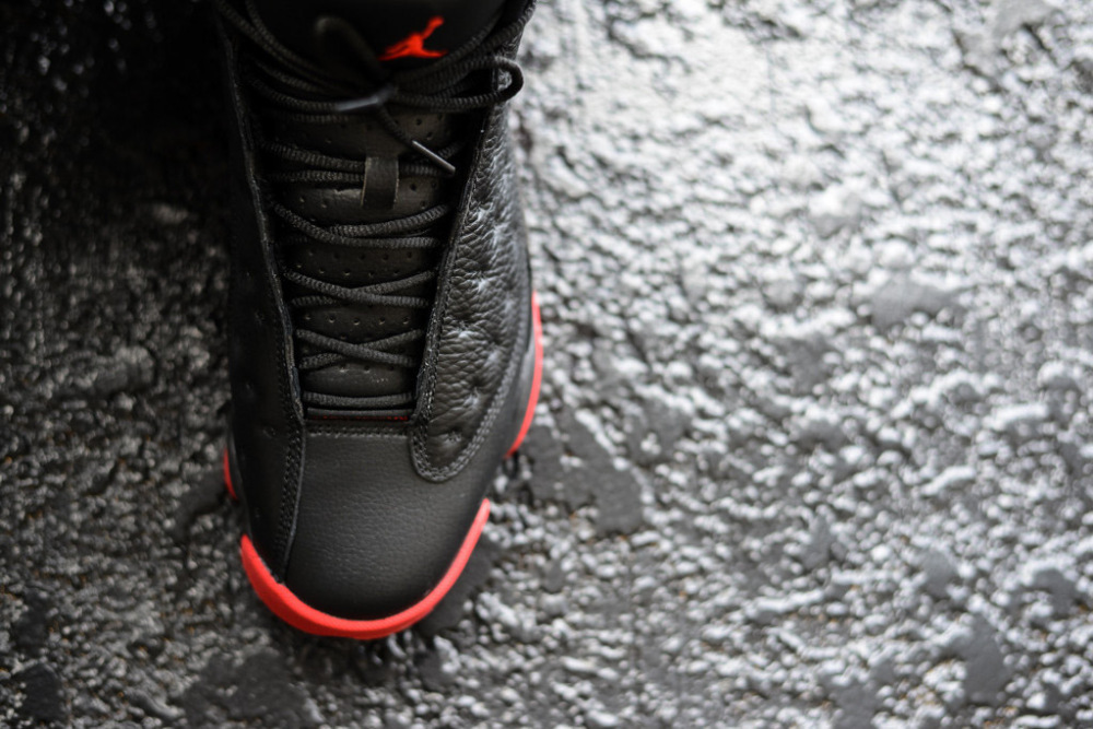 Air Jordan 13 Retro Black Gym Red 10 1000x667