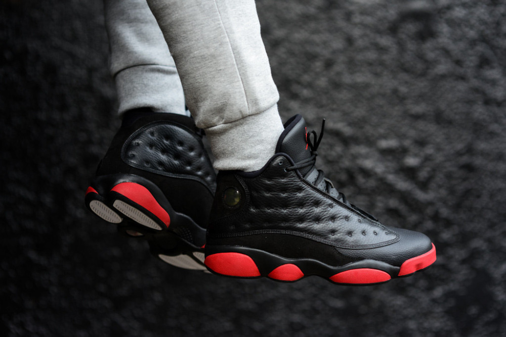 Air Jordan 13 Retro Black Gym Red 5 1000x667