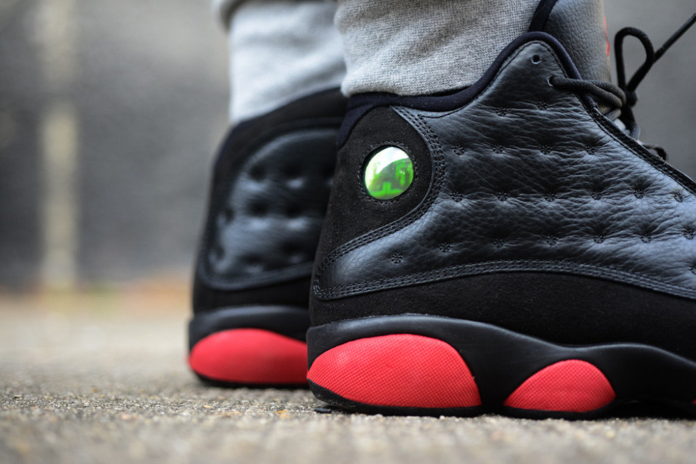 Air Jordan 13 Retro Black Gym Red 7 1000x667