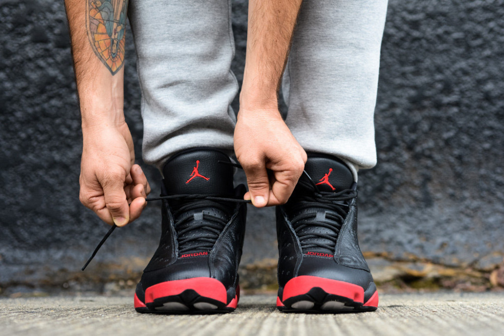 Air Jordan 13 Retro Black Gym Red 9 1000x666