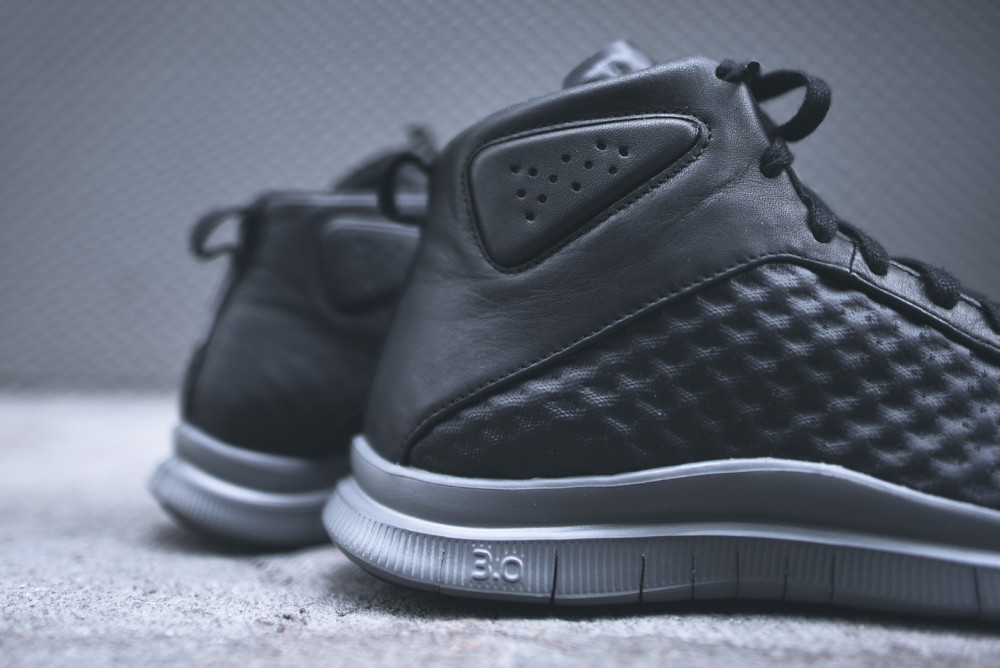 NIKE Free Hypervenom Mid Black Dark Grey 7 1000x668