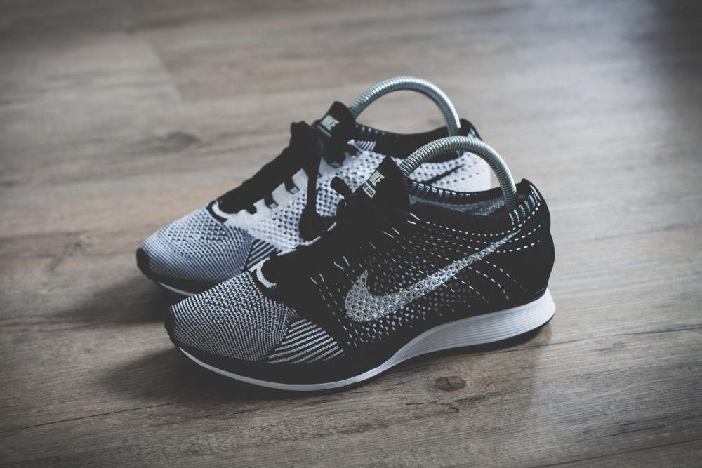 Nike Flyknit Racer Black White Review 3 1000x667