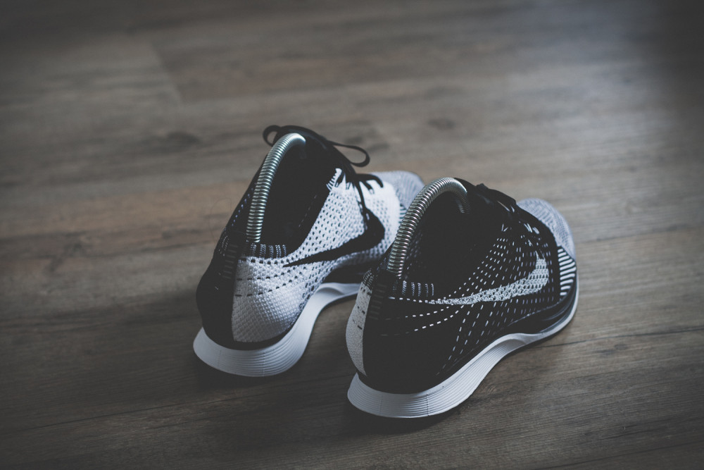 Nike Flyknit Racer Black White Review 6 1000x667