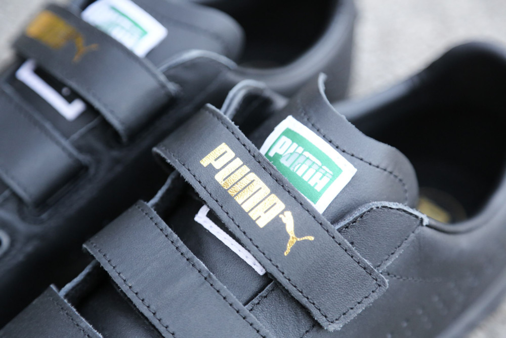 PUMA Court Star Velcro Black White 5 1000x667