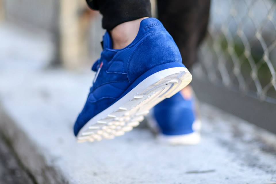 Reebok Classic Leather Cordura Navy White 1