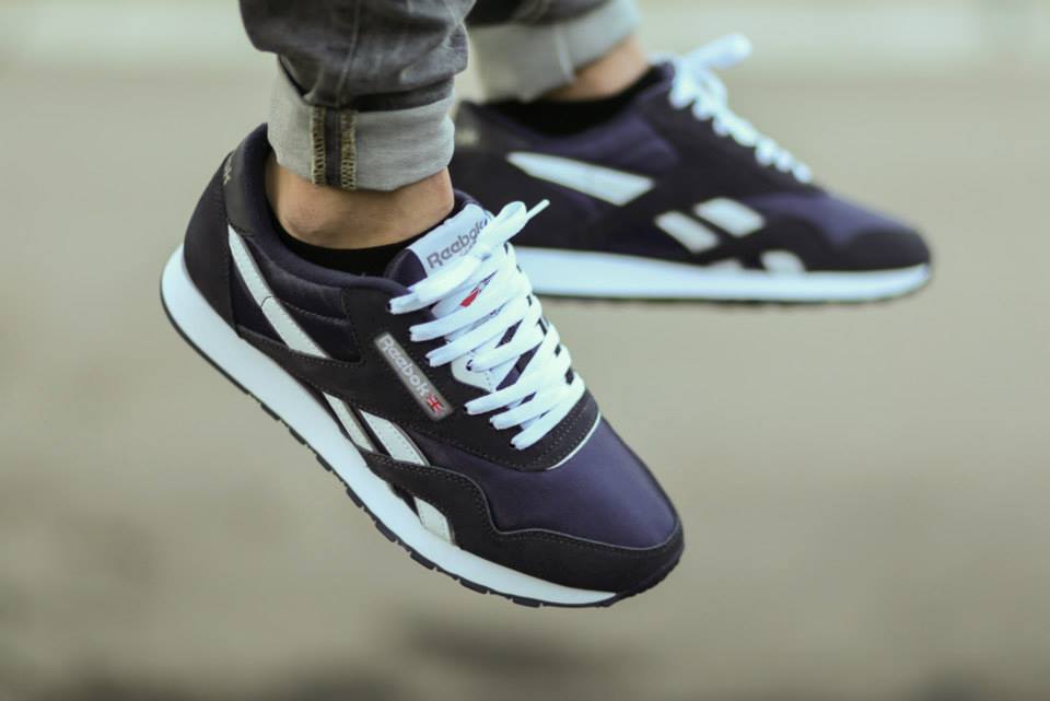 reebok classic nylon team navy