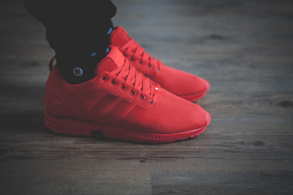 adidas Originals ZX FLUX All Red Review 1 1000x667