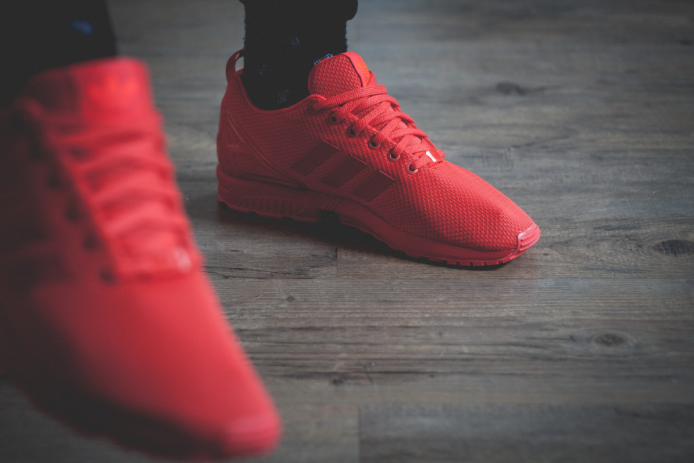 adidas Originals ZX FLUX All Red Review 10 1000x667