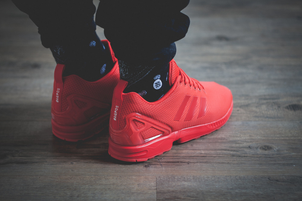 adidas Originals ZX FLUX All Red Review 9 1000x667