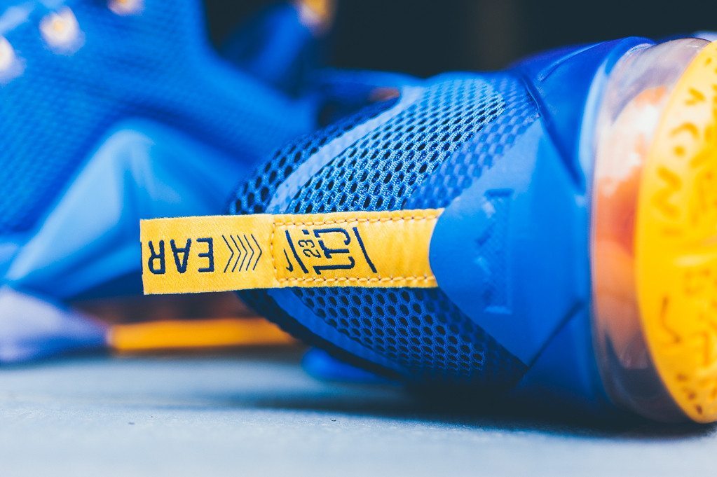 Nike Lebron 12 Low Photo Blue Uni Gold 5