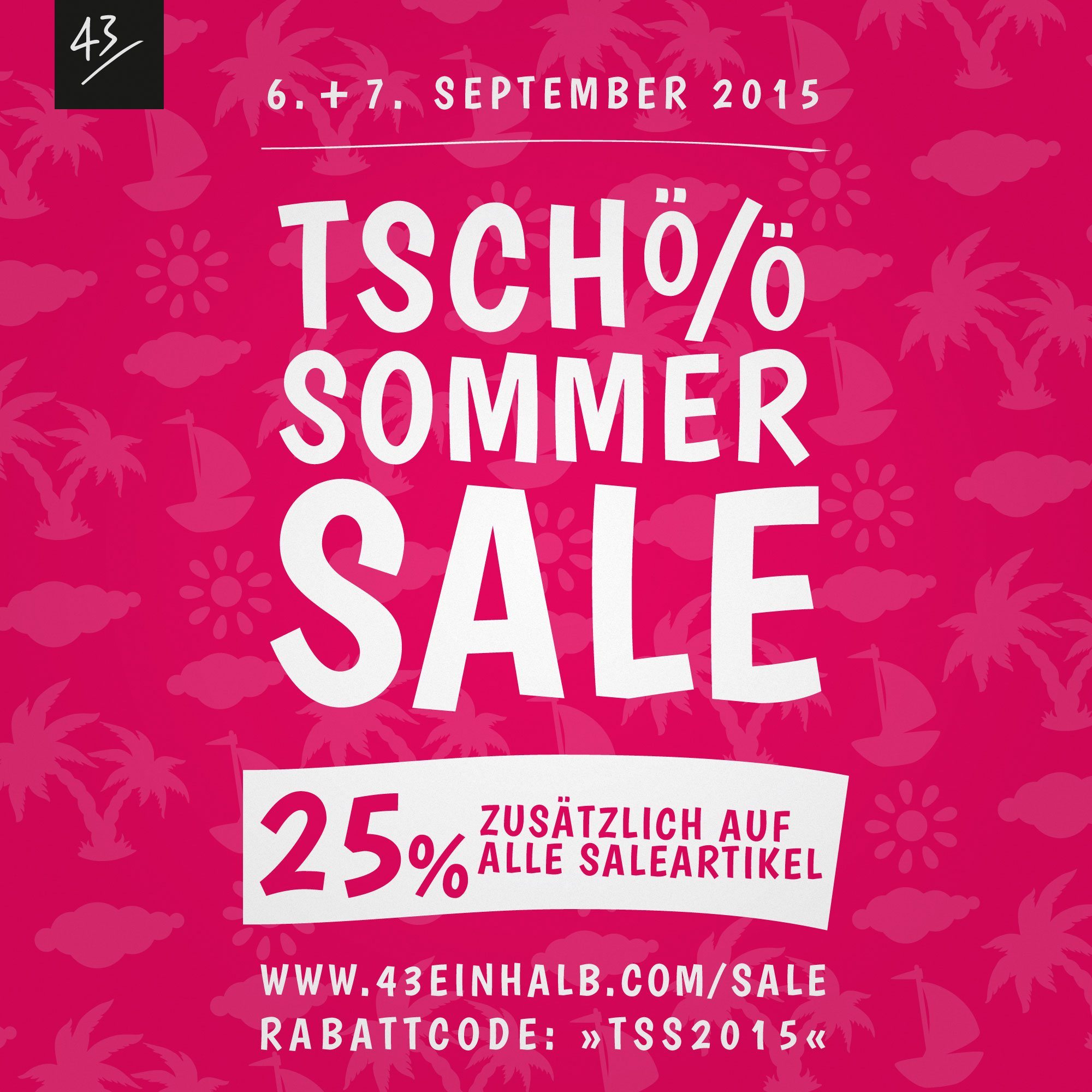 43einhalb Sommer Sale 2015