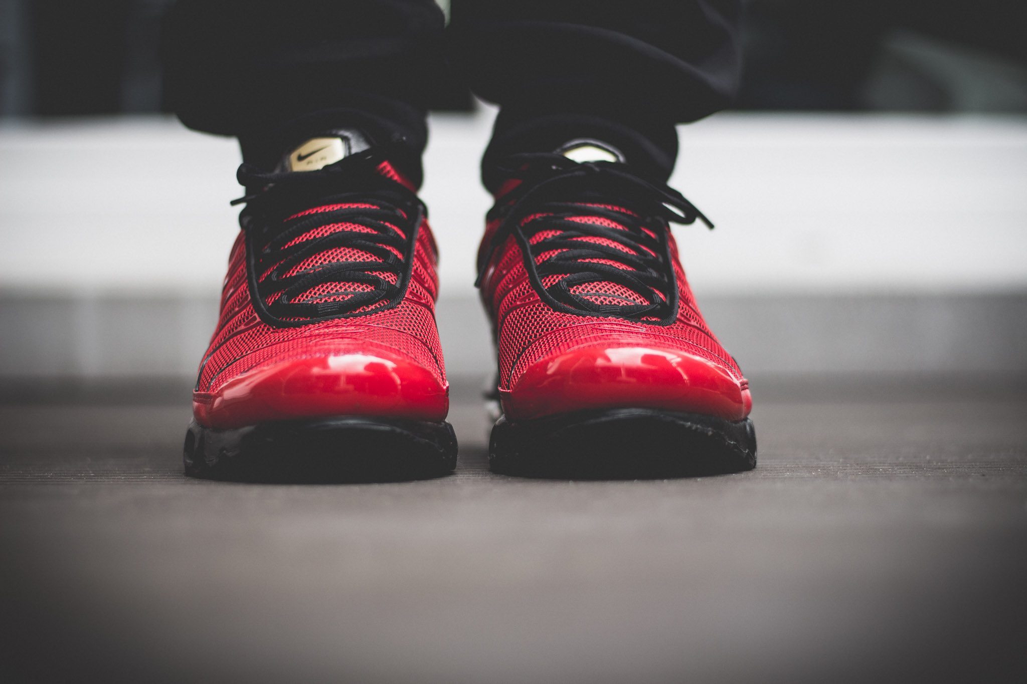 Nike Tuned 1 Red On Feet 4