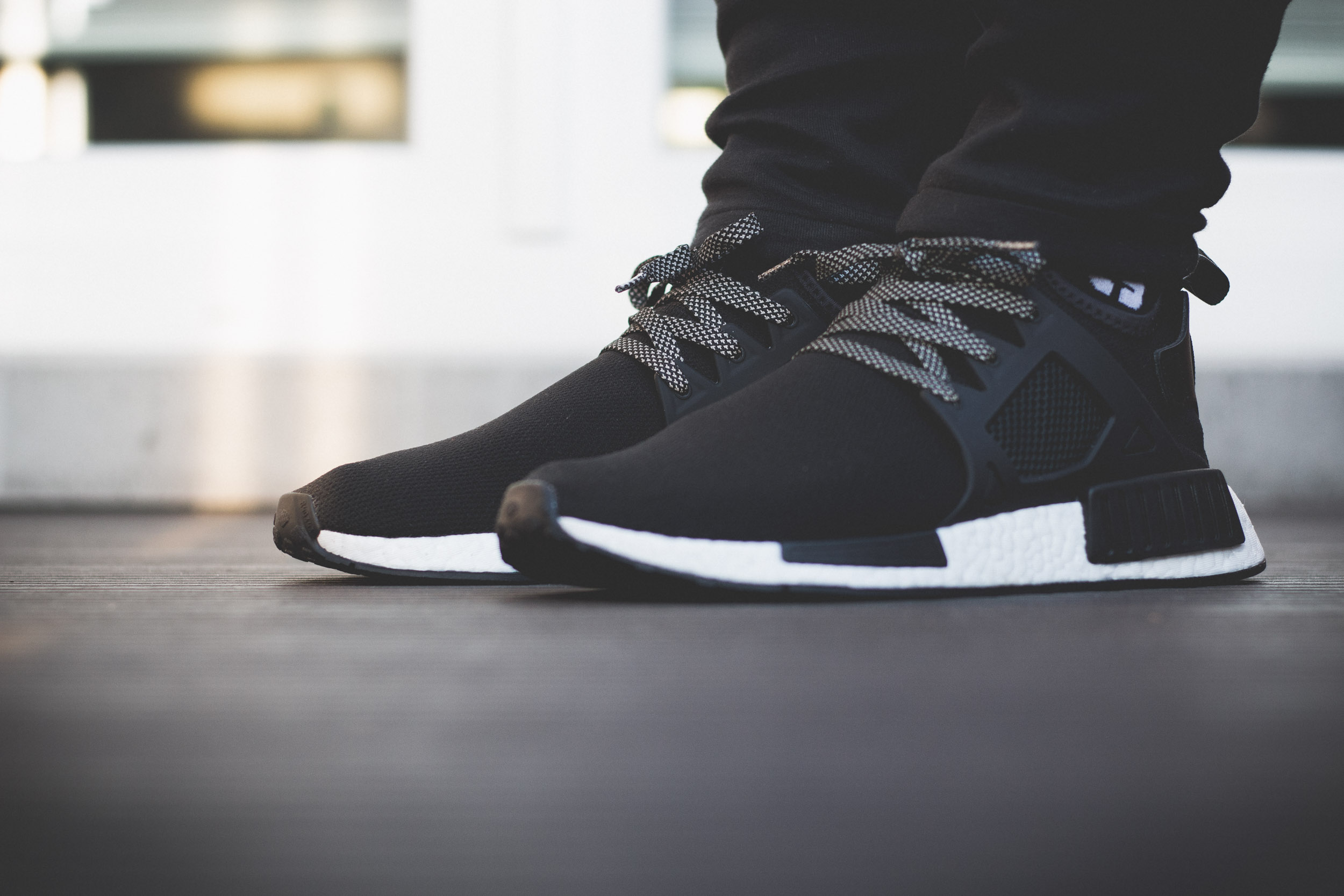 ᐅ adidas NMD XR1 – Black / White On Feet - #SNKR