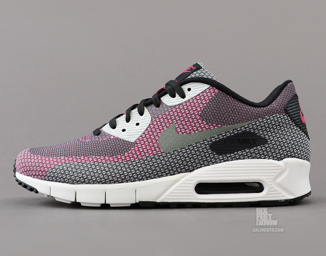 Nike Air Max 90 Jacquard Black Medium Base Grey Anthracite Bright Mango 1