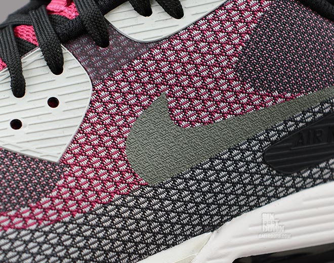 Nike Air Max 90 Jacquard Black Medium Base Grey Anthracite Bright Mango 3