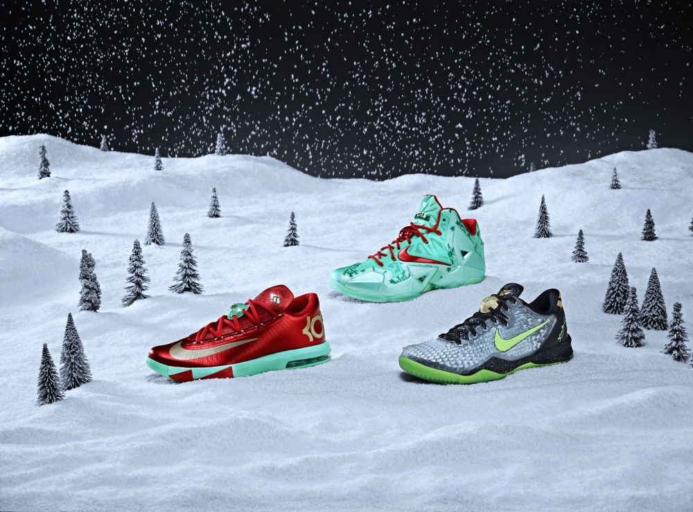 Nike Basketball 2013 - "Christmas Pack" | LeBron 11, Kobe 8 System & KD 6