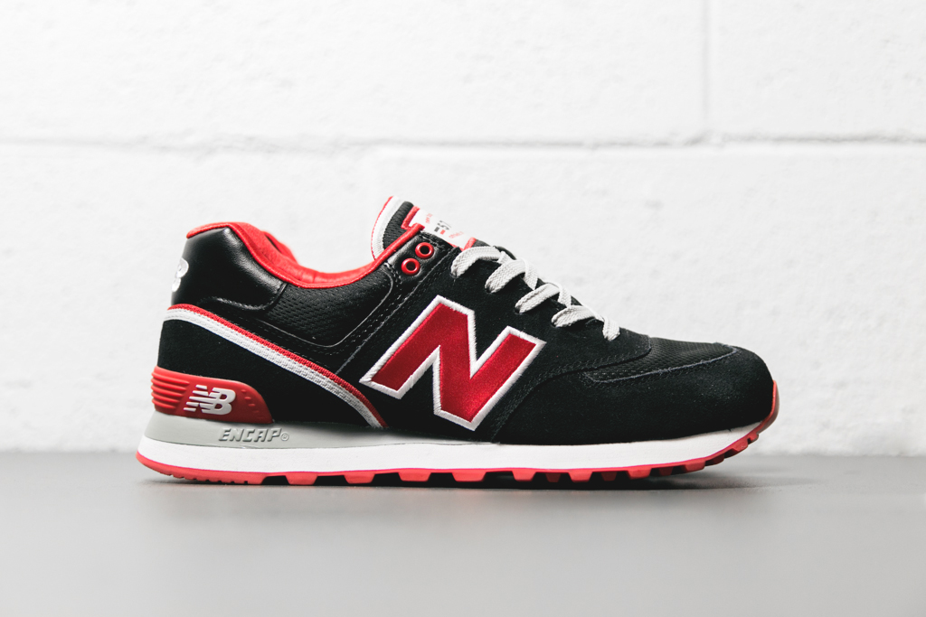 New balance 574 schwarz rot outlet