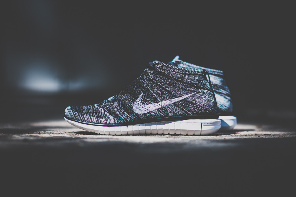 Nike Free Flyknit Chukka Black 1