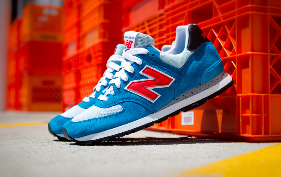 New Balance 574 Aqua Salmon 1