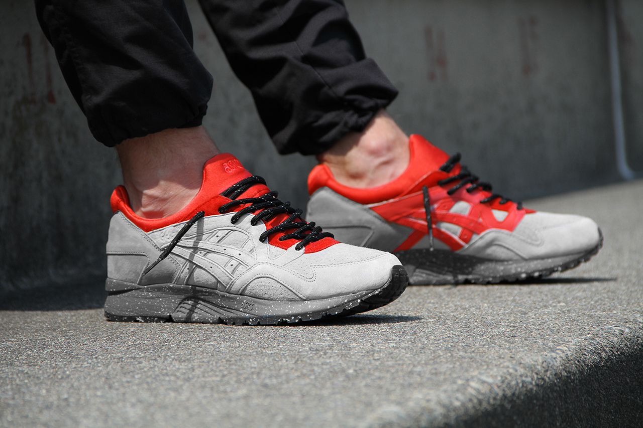 Concepts x ASICS Gel Lyte V Grey Red 2