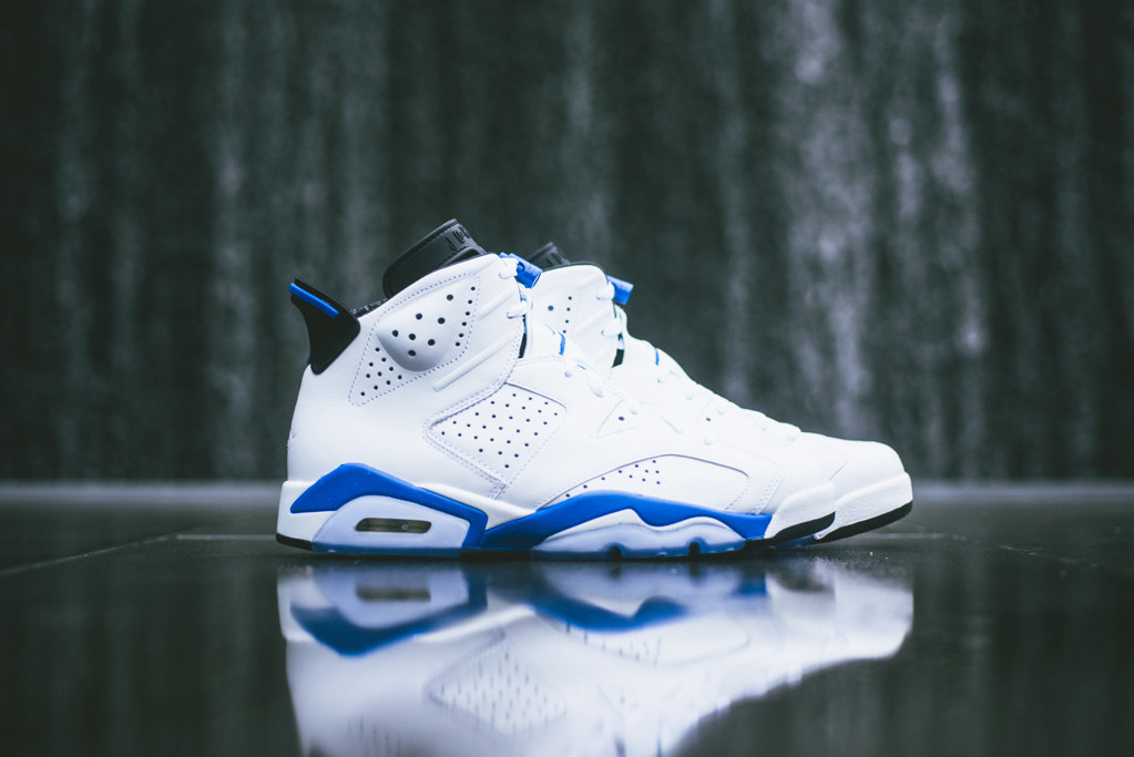 Air Jordan 6 Retro White Sport Blue 1