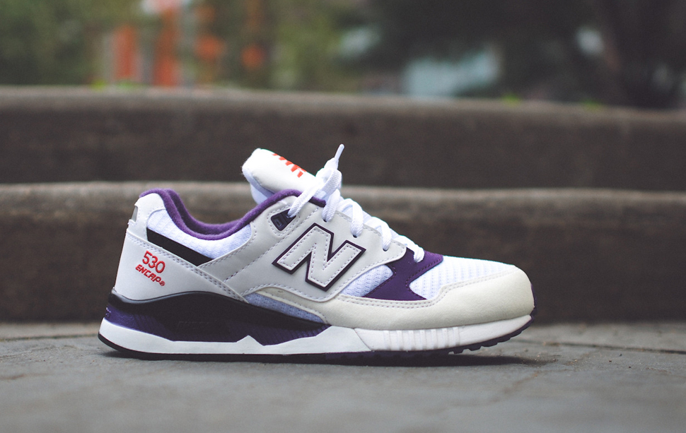 New Balance 530 OG White Grey Purple 8