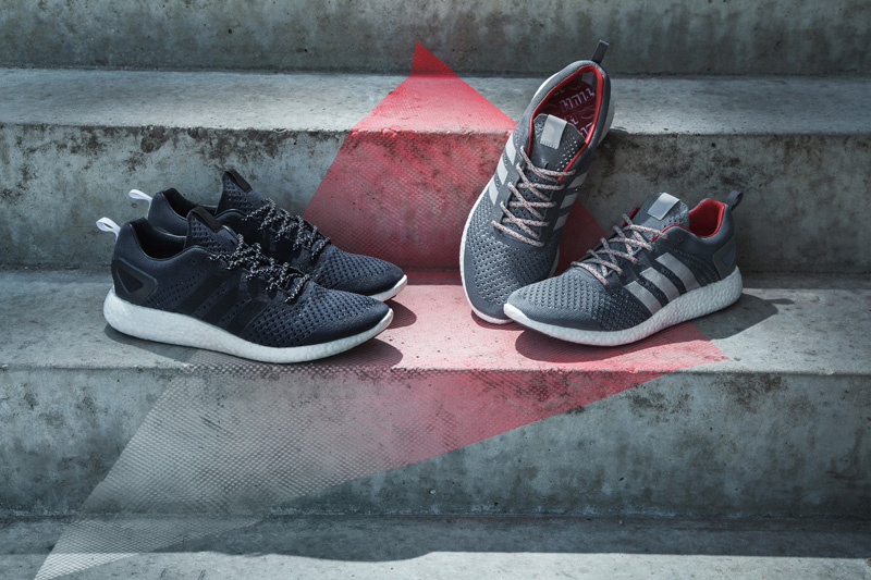 adidas Consortium Primeknit Pure BOOST Black Grey 1