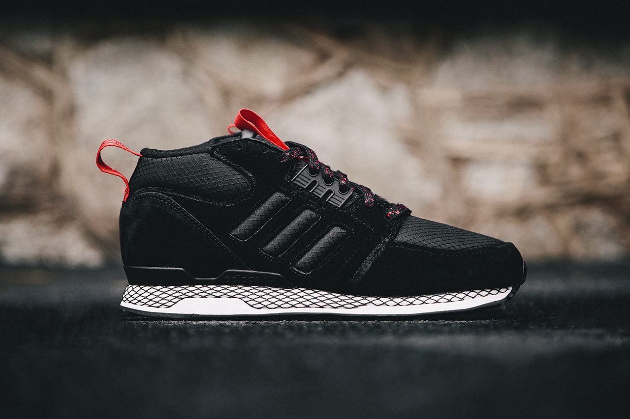 adidas Originals ZX Casual Mid Black Red 1