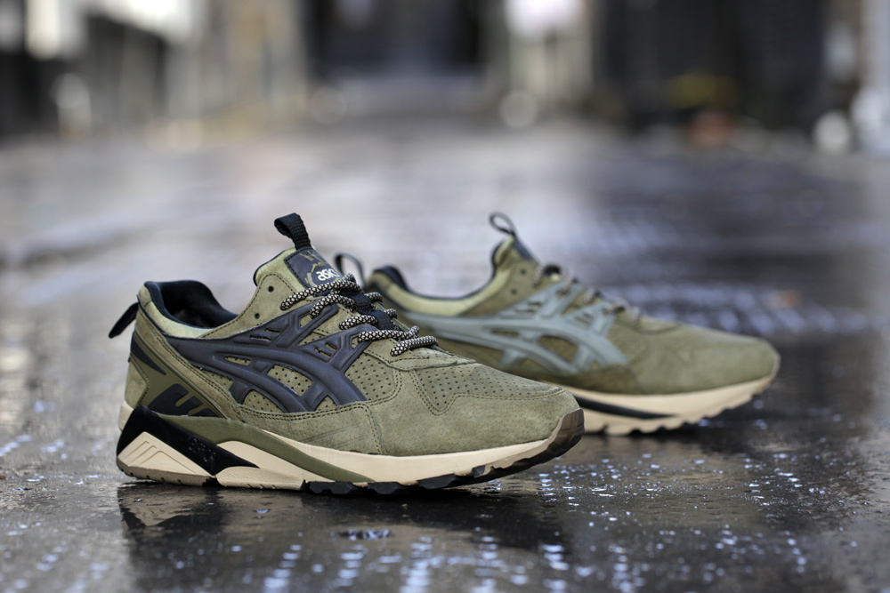 Footpatrol x ASICS GEL Kayano Trainer Dark Olive 7