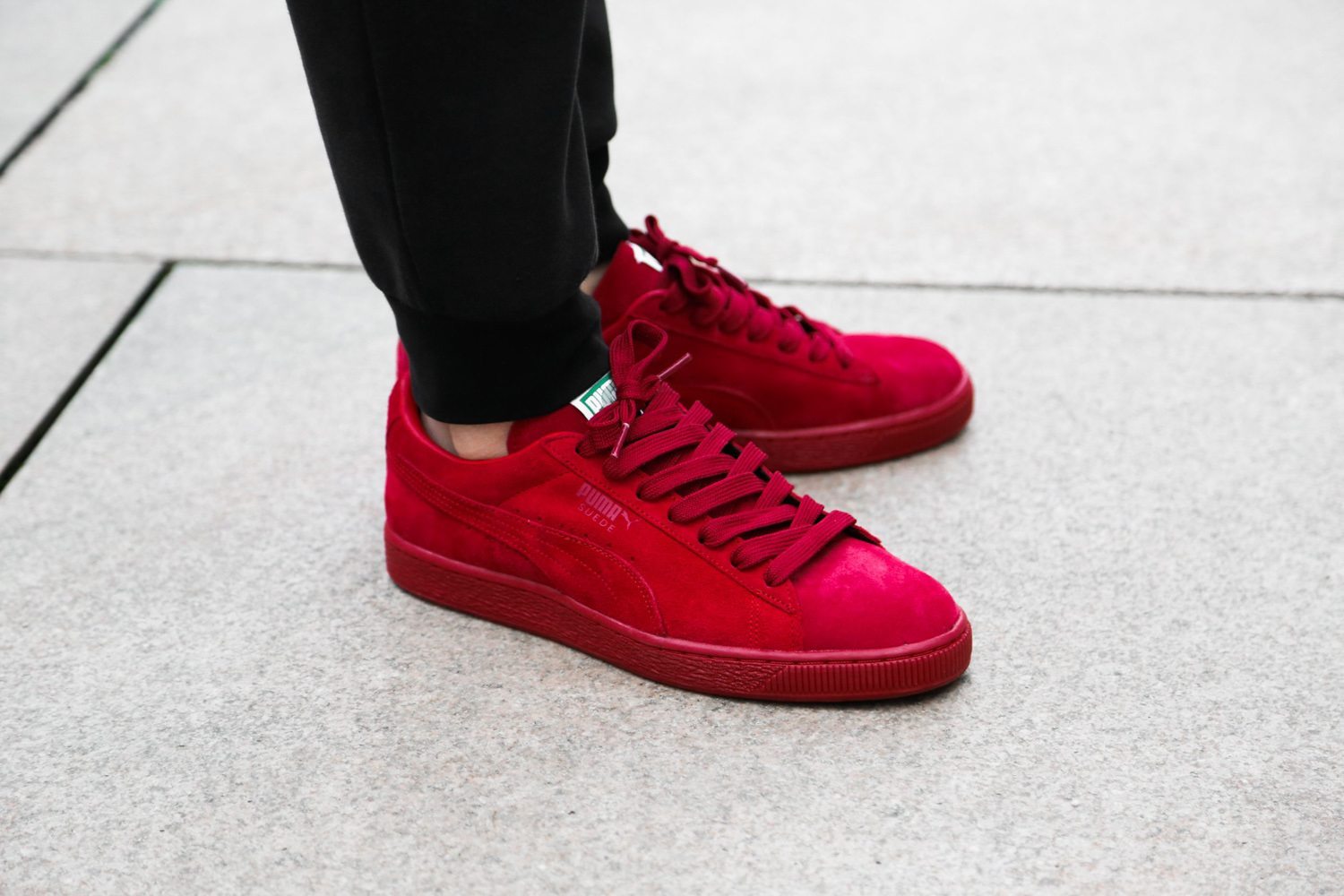 PUMA Suede Mono All Red 5