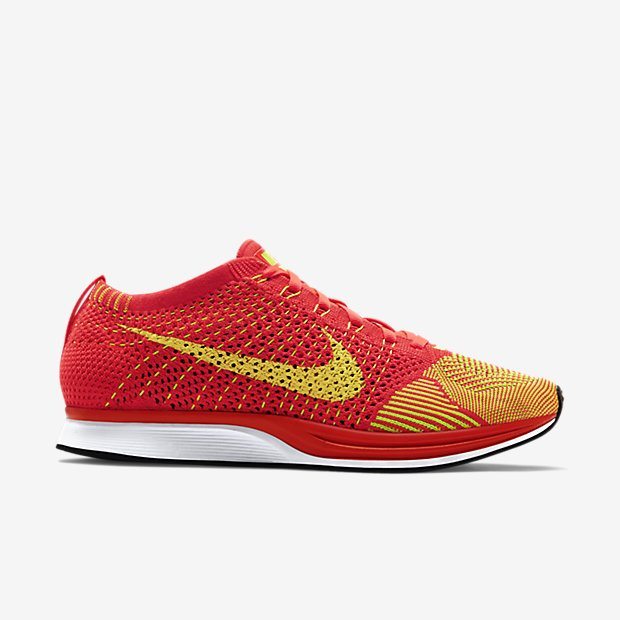 nike flyknit racer bright crimson