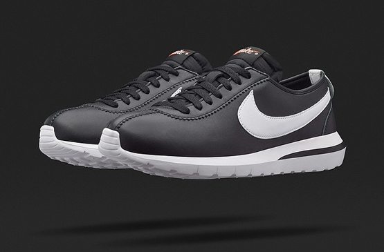 NikeLab Roshe Cortez Black White
