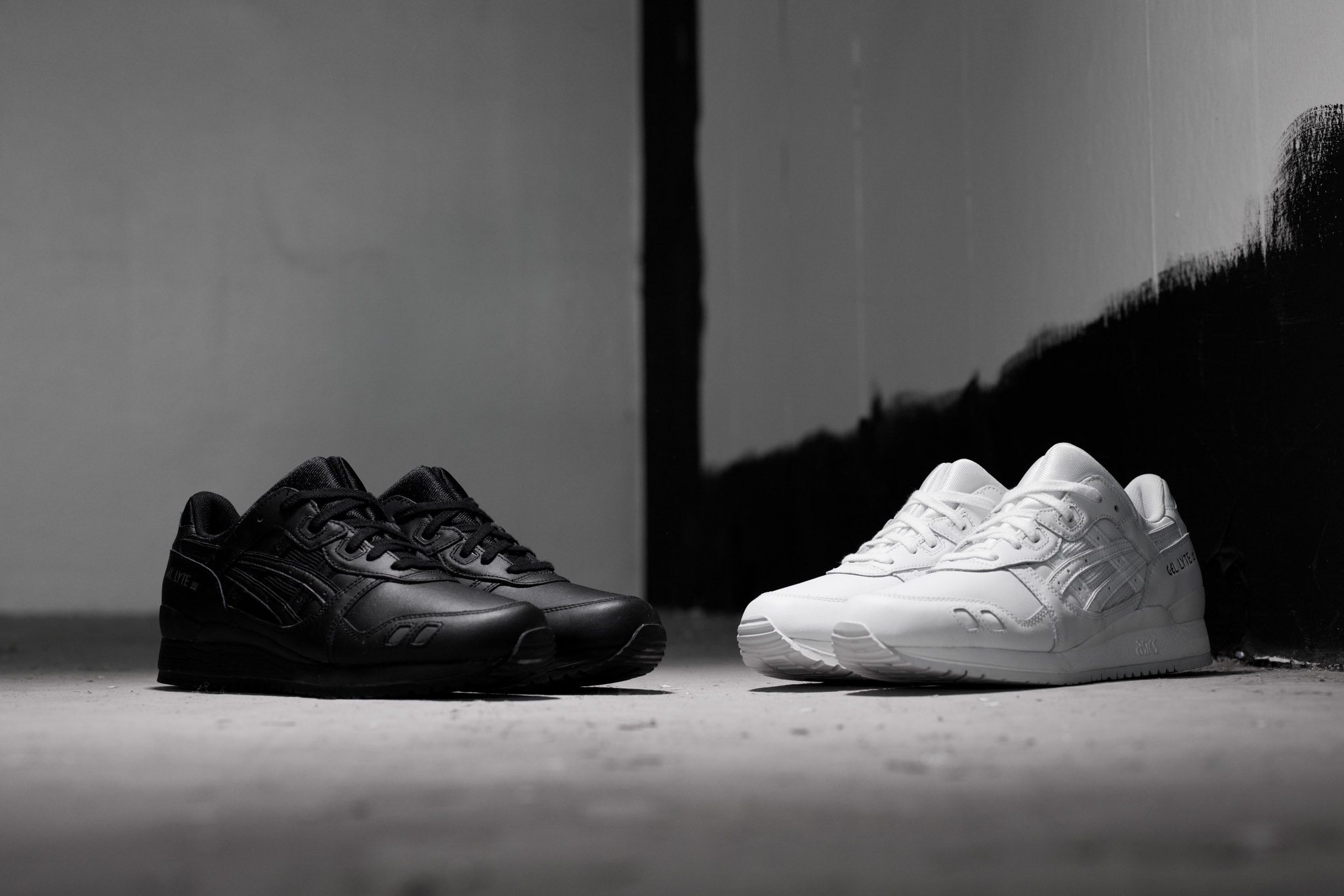 Asics Gel Lyte III Black White Pack 8