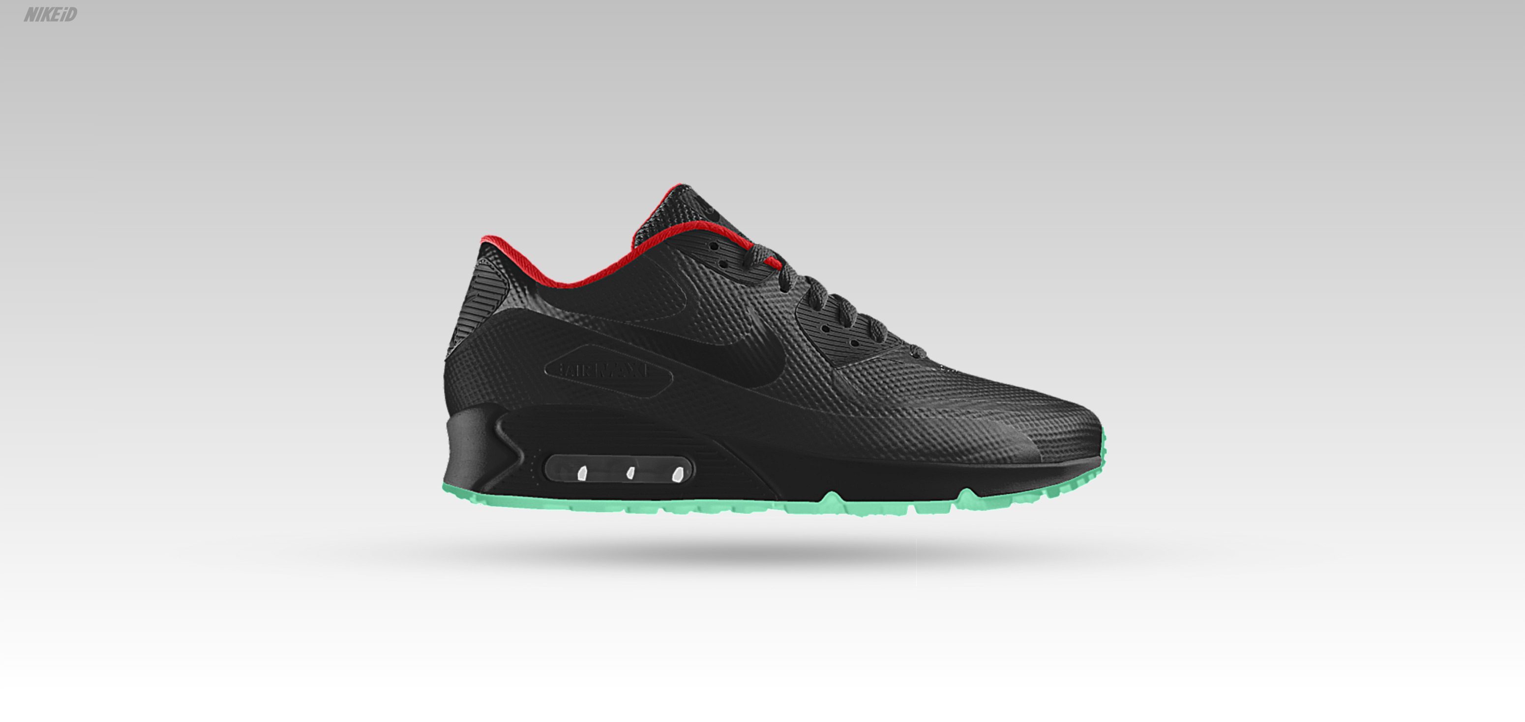 Nike Air Max 90 Hyperfuse iD Black Solar