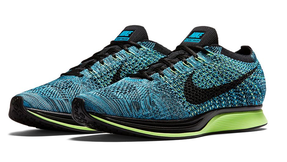 Nike Flyknit Racer Blue Gecko 1