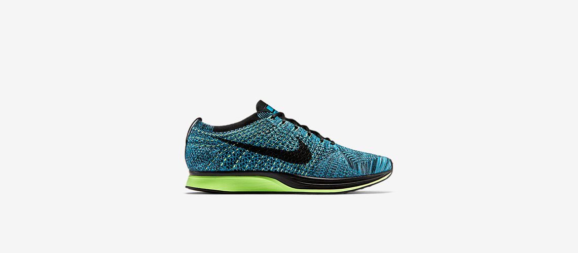 Nike Flyknit Racer Blue Gecko