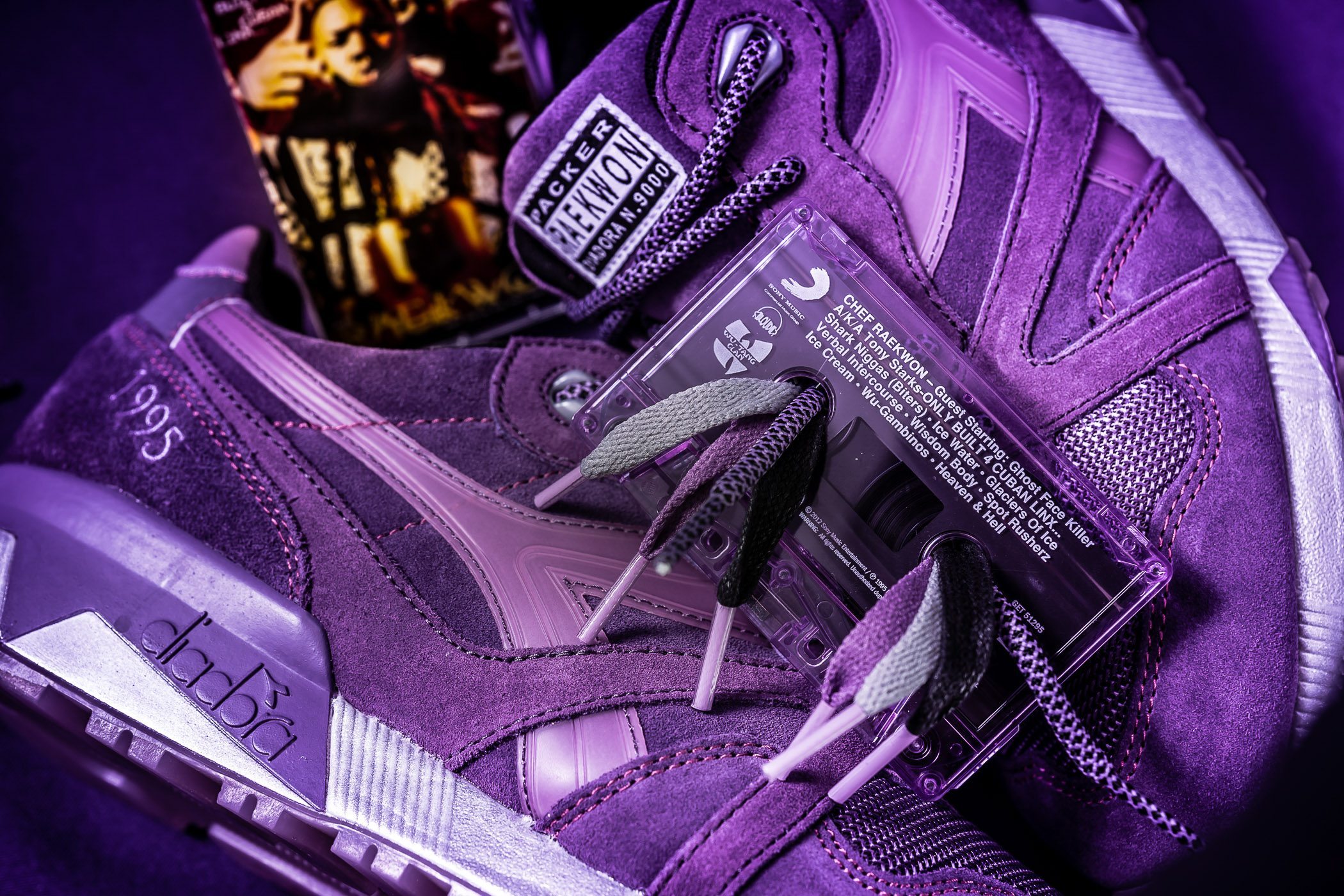 Packer Shoes x Raekwon x Diadora N9000 Purple Tape 1