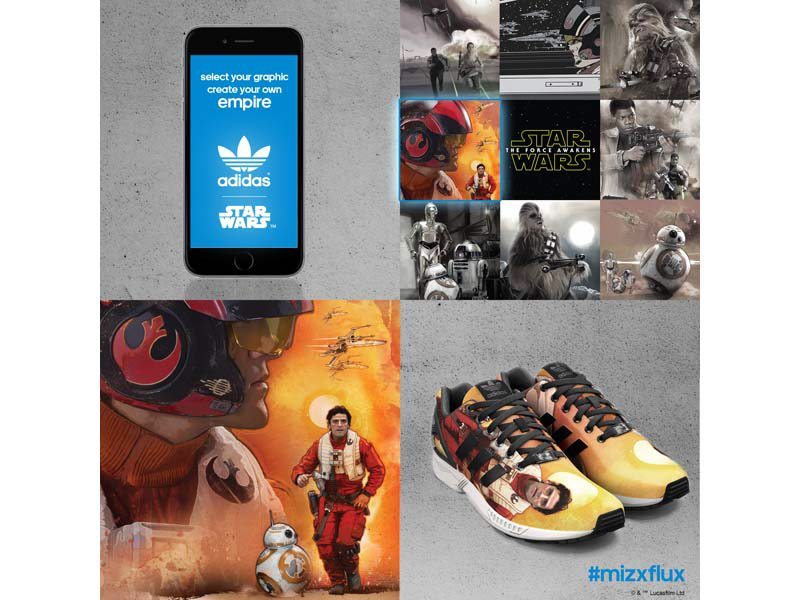 adidas Originals mi ZX FLUX STAR WARS The Force Awakens 3