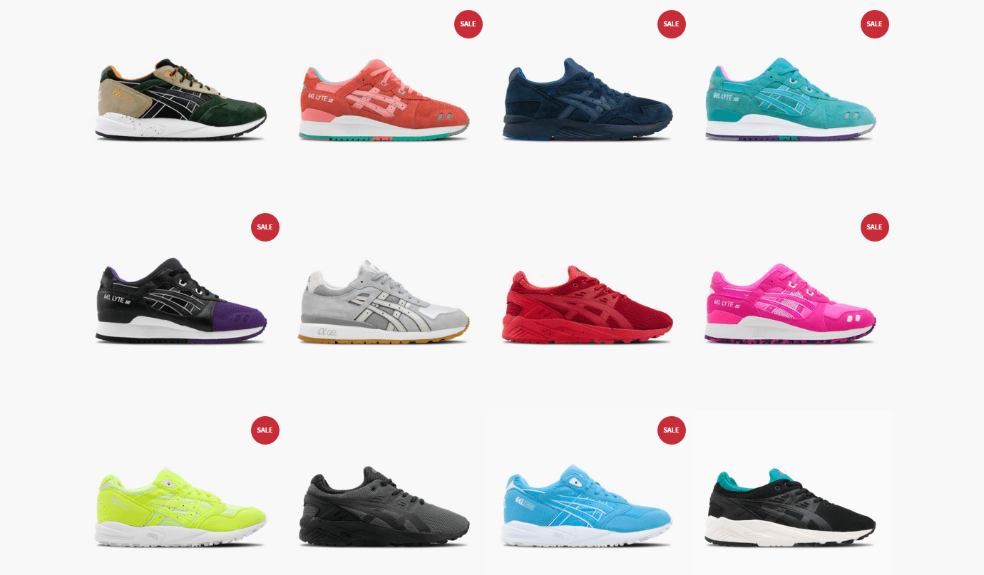 40 Prozent Rabatt auf alle ASICS