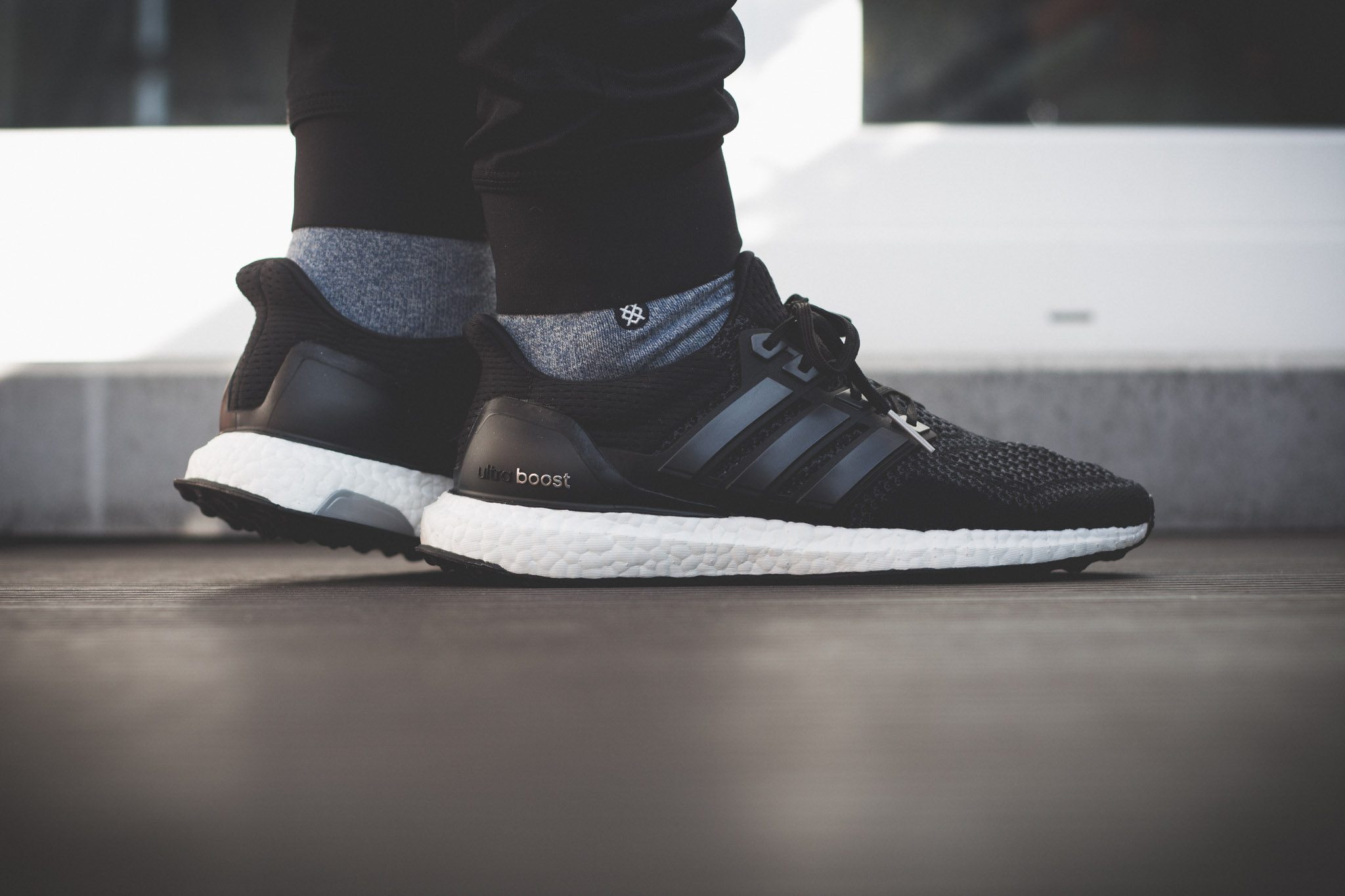 adidas Ultra Boost Black White 11