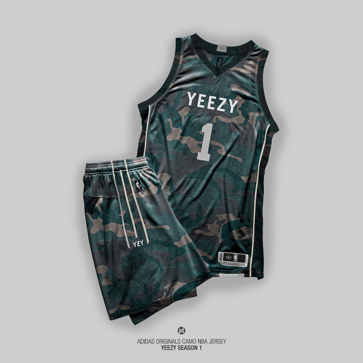 adidas Yeezy Season 1 Basketball Jerseys 2