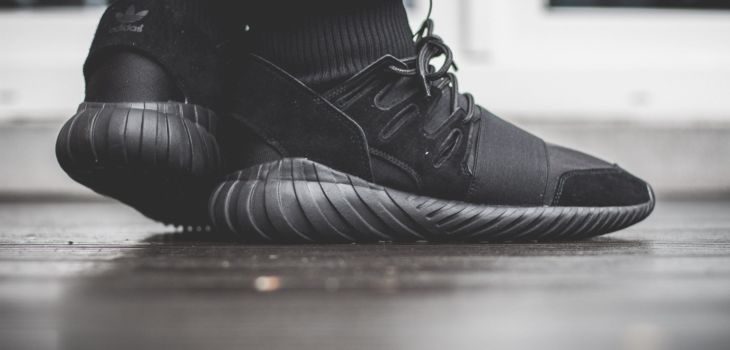 adidas Originals Tubular Doom All Black On Feet 10 730x350