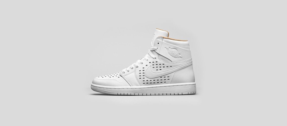 Air Jordan 1 High White Vachetta