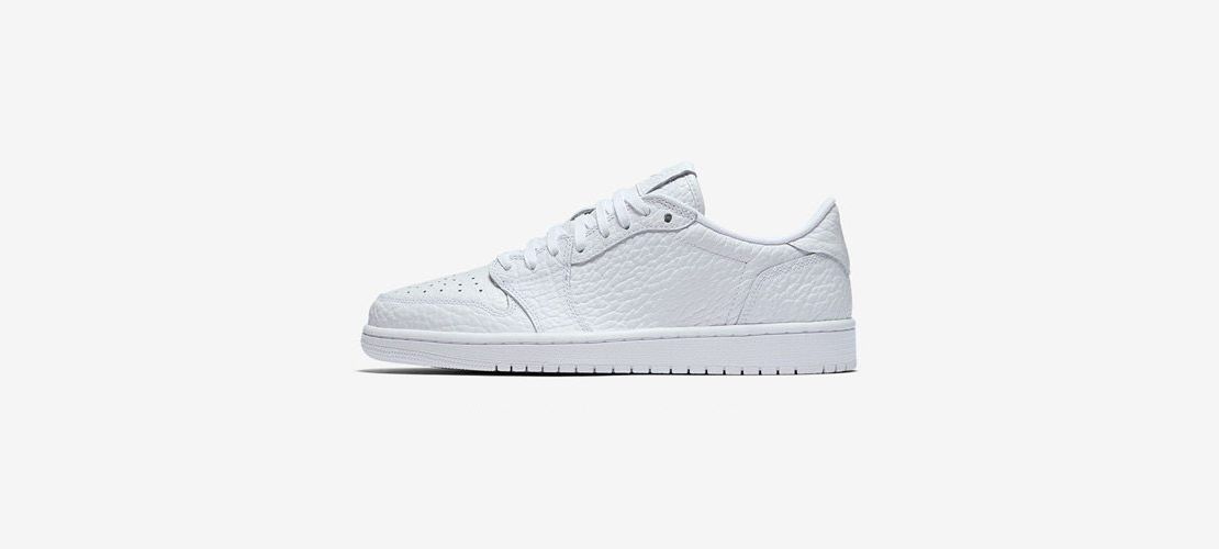 Air Jordan 1 Low NS All White 1110x500
